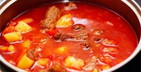 Guliašo sriubos receptas